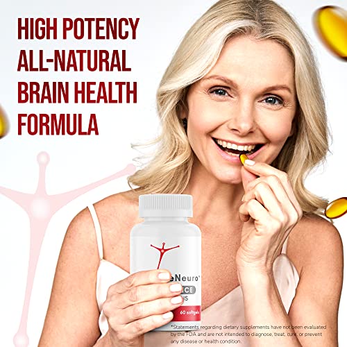 Prodrome Plasmalogen Brain Supplement For Memory, Focus, Cognitive Function Support, All-Natural - Adult Men, Women, & Seniors (60 Softgels) Neuro #TOP6