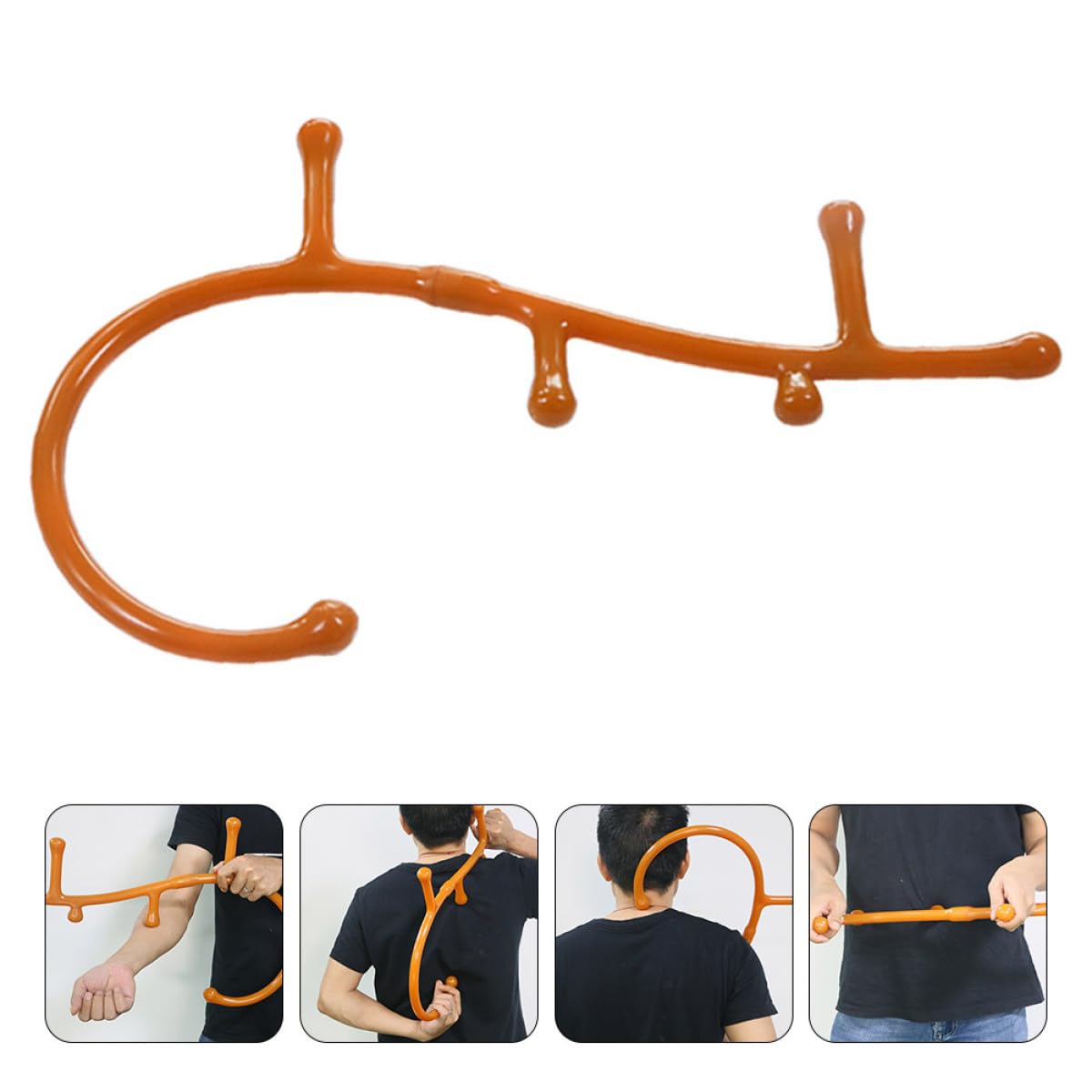 Ciieeo Masajeador Adecuado para Relajación Muscular de Espalda y Cuerpo Herramienta de Masaje Ligera de Pp para Masaje Profundo en Piernas y Rodillas