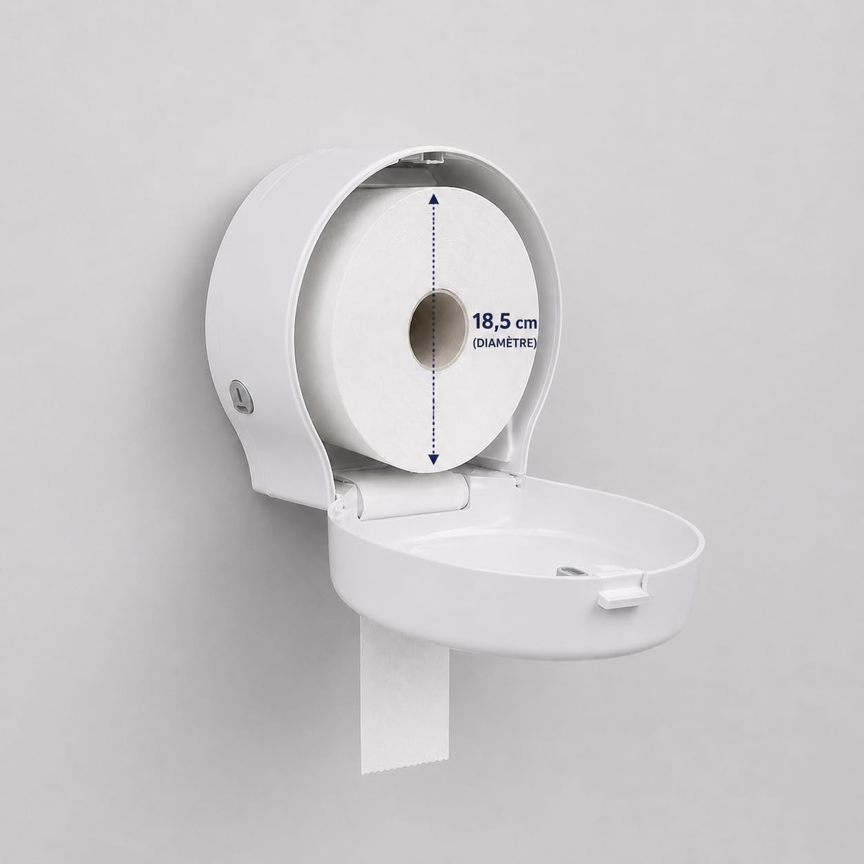 Lot de 12 Rouleaux Papier Toilette Mini Jumbo – 200 m, 2 Plis, 100% Pure Ouate de Cellulose Blanche, Fabriqué en France, Doux et Résistant - Papergooddeal,