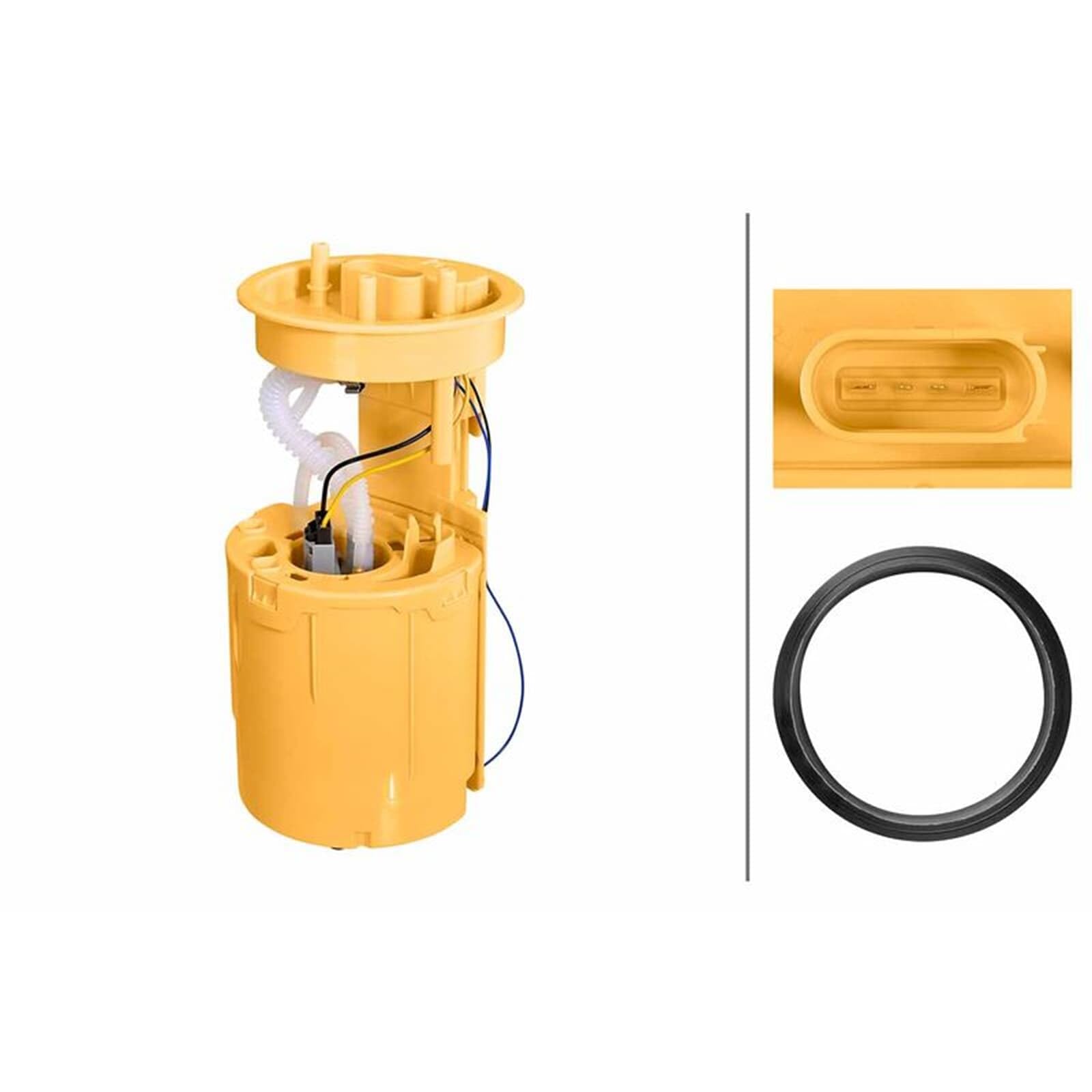 Unidad de alimentación de combustible - eléctrico - 4polos - con junta/sin sensor de nivel