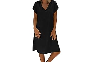 Women's Summer Cotton Loose Dress