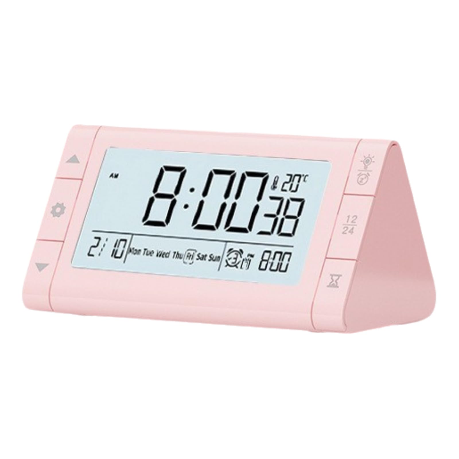 TFAOYS LED Digital Alarm Clock Silents Bedsides Timepieces with Adjustable Brightness for Bedroom and Silents Digital Clock