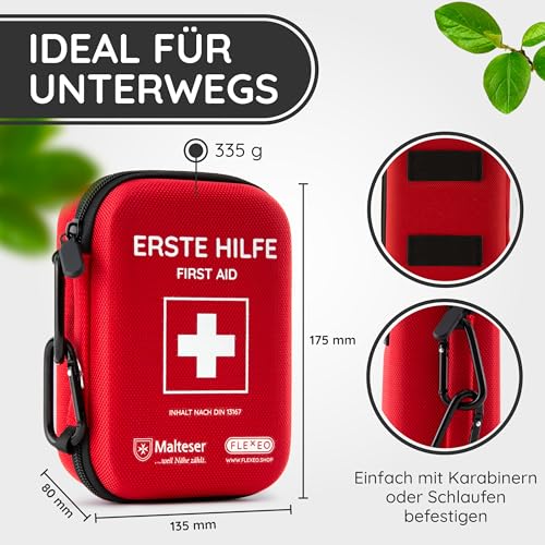 Erste Hilfe Set Wandern für Outdoor Aktivitäten nach DIN 13167