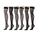 Isadora Paccini Women's 6-Pairs Lace Fishnet Thigh High Stockings THI10-SIX