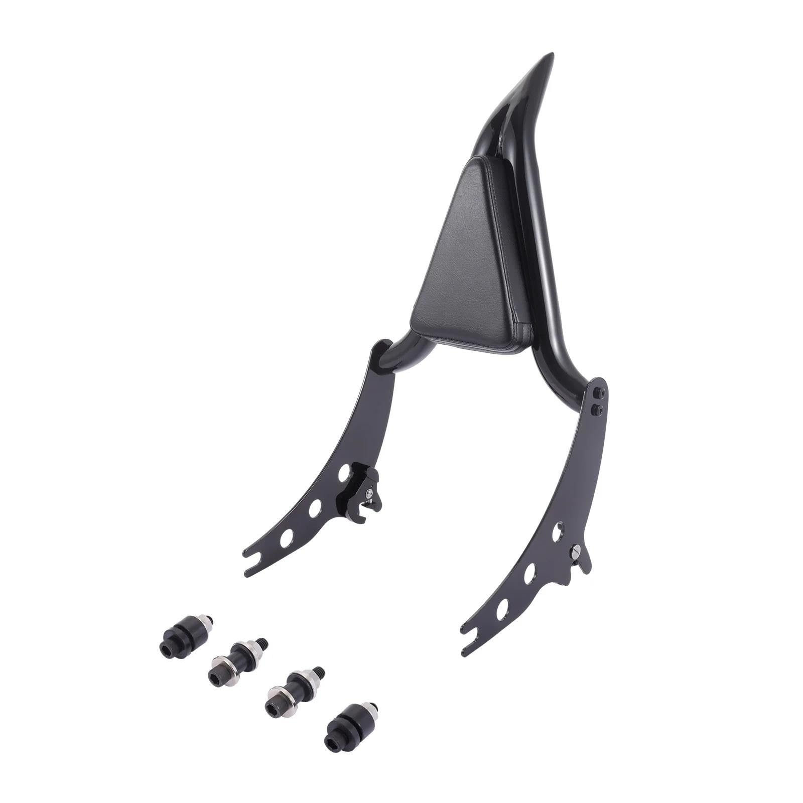 BAYDE Moto Staccabile Schienale Passeggero Sissy Bar Cuscino del Sedile Posteriore per Harley Breakout FXSB 13-23 Breakout FXBR 107 18-20
