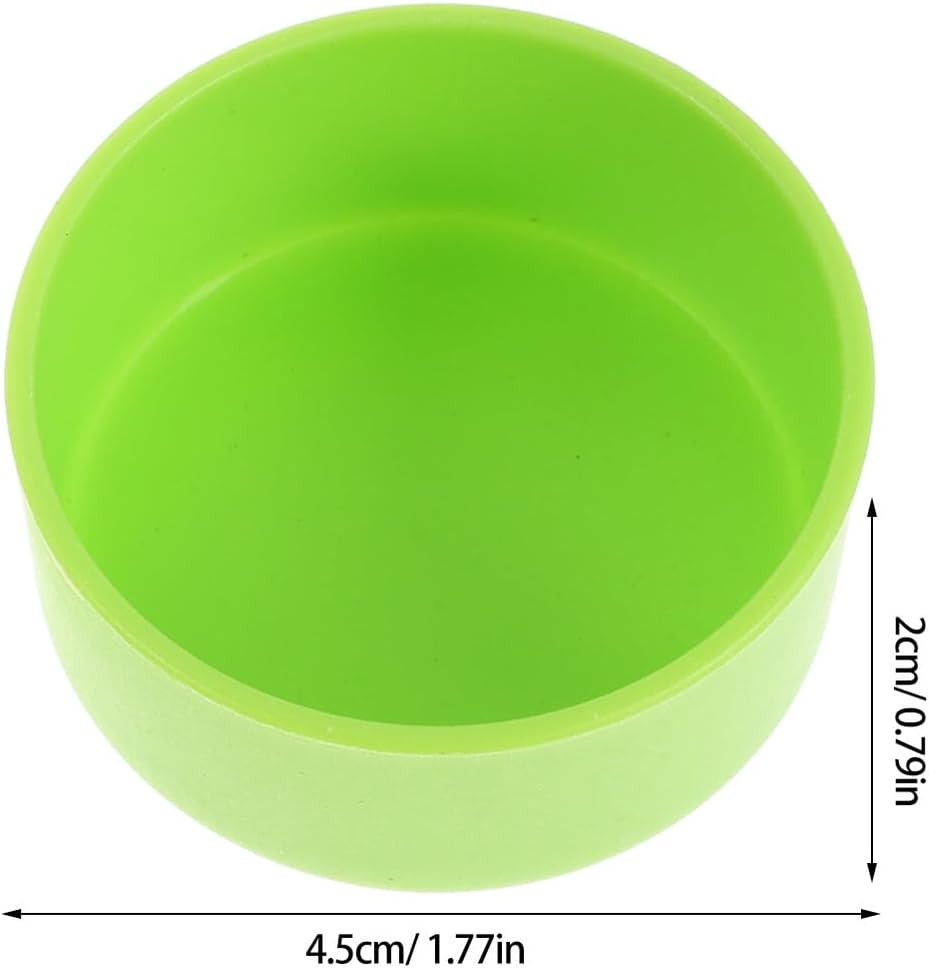 YARNOW 30pcs Reptile Feeding Bowls and Water Dishes Green Small Animal Food Bowls for Bearded Dragon Lizard Gecko Chameleon Hermit Crab Terrarium Supplies
