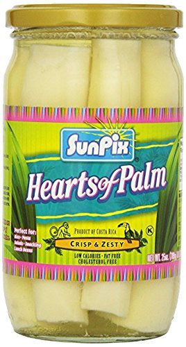 Sunpix Hearts Of Palm, Crisp and Zesty, 25 oz Glass Jar (Pack of 4, Total of 100 Oz) - Thumbnail 2