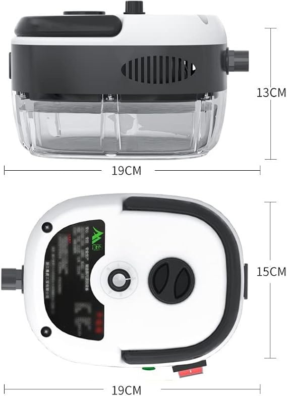 2500W Portable Handheld Steam Cleaner High Temperature Pressurized Steam Cleaning Machine with Brush Heads and Gloves for Kitchen Furniture Bathroom Car