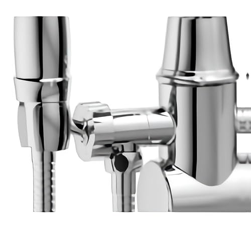 Delta Freestanding Tub Faucet with Hand Held Shower, Chrome Floor