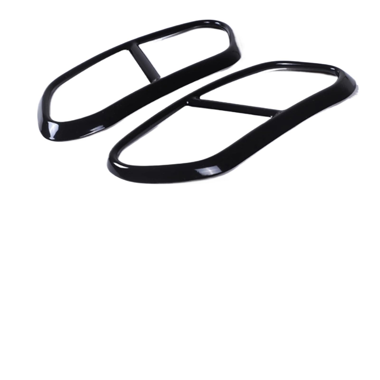 Car Exhaust Tail Throat Pipe Frame Cover Trim Sticker for Volvo for XC90 for XC60 for S60 for V60 for S90 for V90 Universal Interior Accessories(Black D)