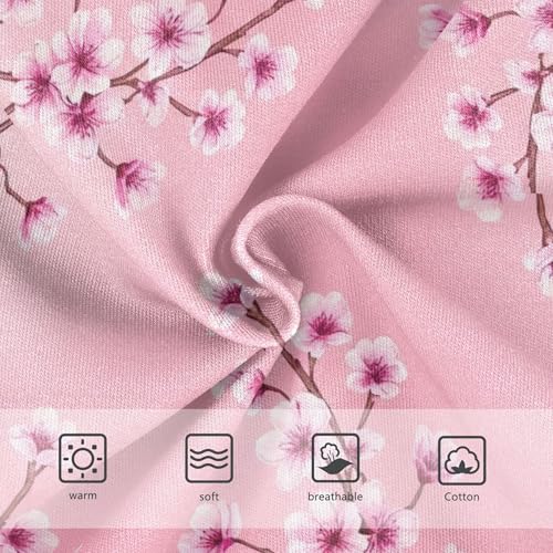 Stylish Girls Underwear Toddler 2t Cotton Little Girl Panties Cherry Blossom Pink Flowers Undies Kids Briefs3