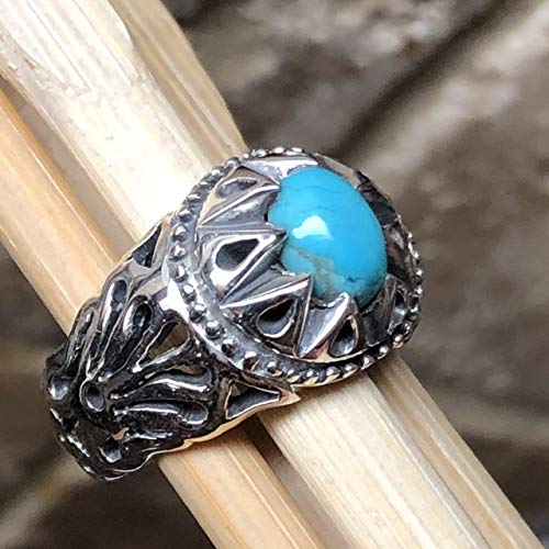 Blue Mohave Turquoise 925 Solid Sterling Silver Men's Ring Size 6, 7, 8, 9, 10, 11, 13 #TOP4