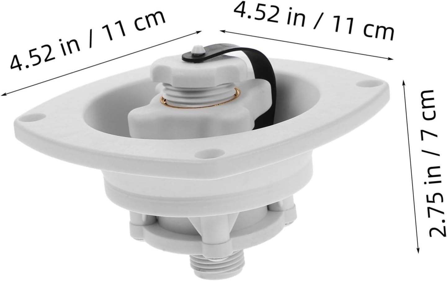 ABOOFAN RV Water Inlet Replacement Cap Swivel Lid Fresh Water Fill Adapter for RV Plumbing Systems