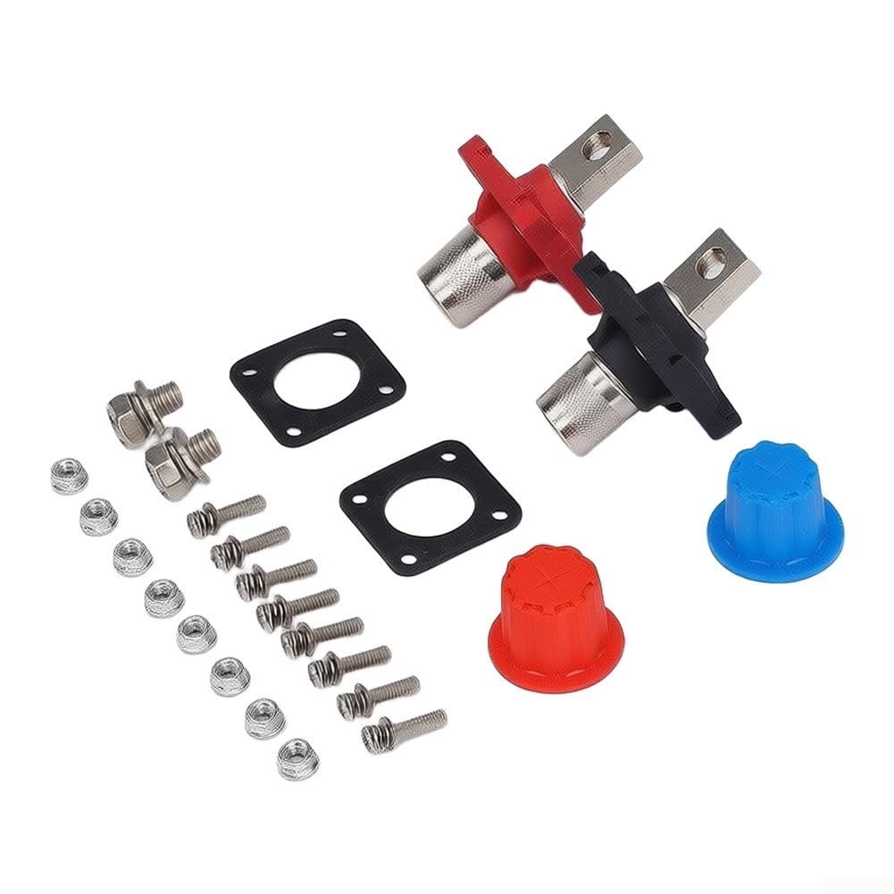 Kit Bornes para batería Coche para latón Niquelado PA66 Kit Bornes