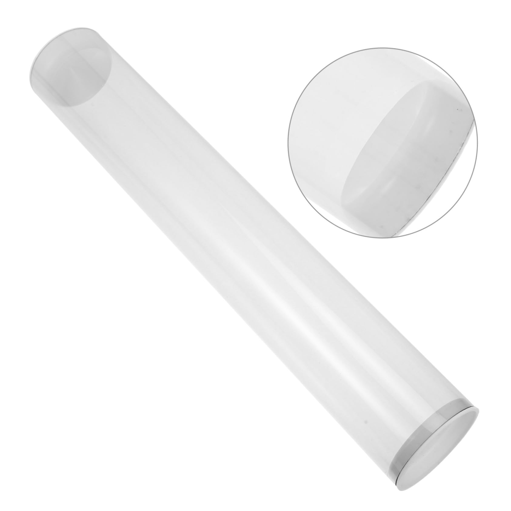 Transparenter Badminton Shuttlecock Behälter mit Deckeln Tragbarer Federball Aufbewahrungs Tube für Training Sport und Outdoor DIY Anpassbar für Spieler
