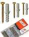 Produktbild FUXXER® - Schauben-Set und Dübel-Set, Schrauben-Sortiment, Dübel-Sortiment in Sortier-Box,5er, 6er, 8er Dübel und Kreuz-Schlitz, Kreuz-Schrauben, 249-teilig