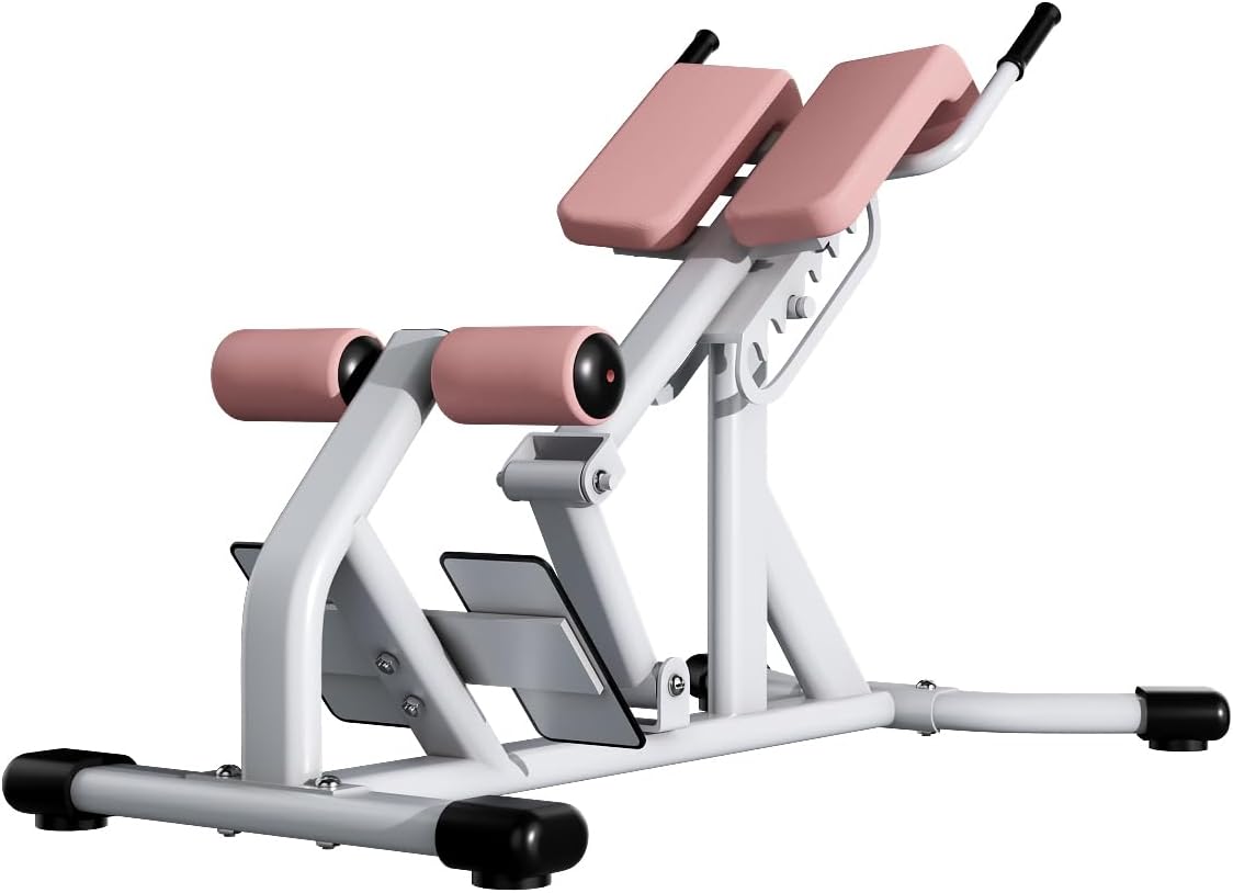 Roman Chair,Hyperextension Bench for Waist, Gym Back Extension Machine - Heavy-Duty 300 kg (660 lbs) Weight Capacity