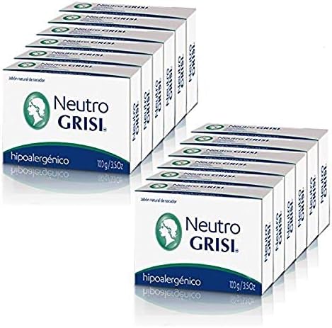 Grisi Neutral Hipoallergenic Soap Bar 3.5 Oz (Pack of 12)