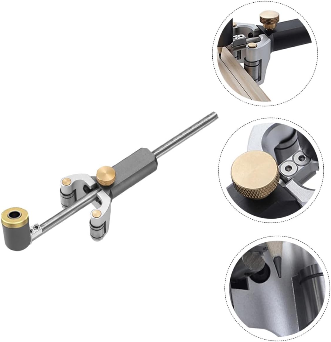 Woodworker Ruler Gauge Ruler Marker Carpentry Fast Operation Drawing Tool for Wood