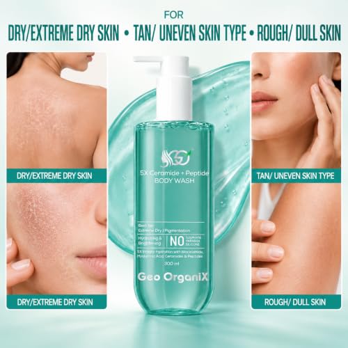 Image of 5X Ceramide + Peptide Hydrating Body Wash, 300 ml, Pack of 3