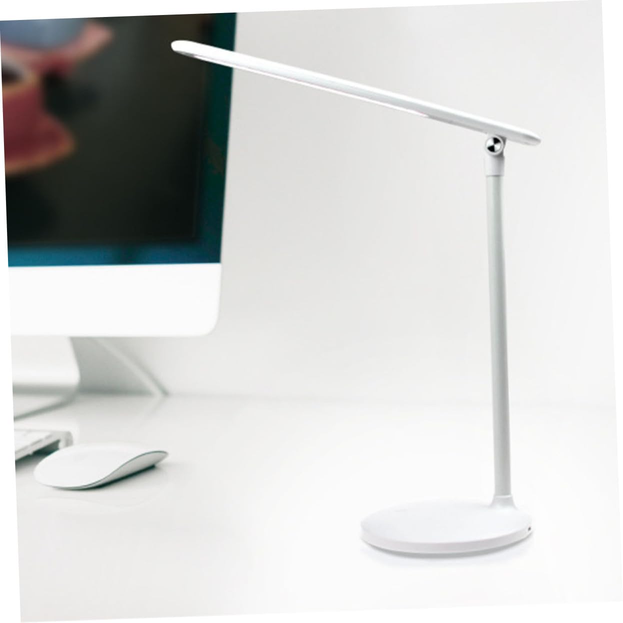 Lámpara de escritorio LED plegable, luz de lectura recargable para estudiantes, oficina en casa, estilo moderno, ideal para estudio y dormitorio