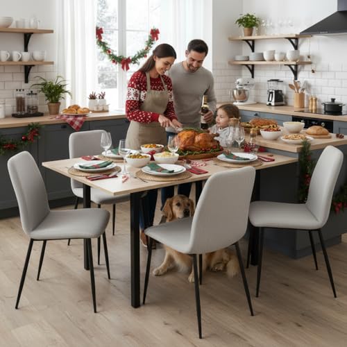 El Mejor Listado de Comedor 6 Sillas los más recomendados. 30 Comedor 6 Sillas marca GOMYHOME (3)