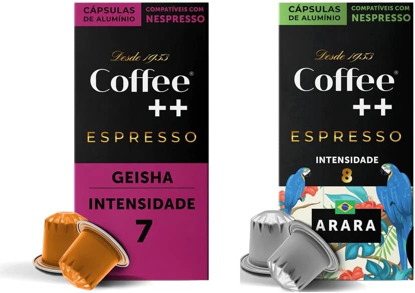 Capsula De Café Espresso Coffee Mais Variedades (ARARA + GEISHA)