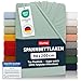 Produktbild Blumtal® Spannbettlaken 90x200cm - Spannbettlaken Microfaser - Oekotext zertifizierte Bettlaken 90x200cm - Spannbetttuch 90x200 cm - Bettbezug 90x200cm / Leintuch 90x200cm Laken - Summer Green - Grün