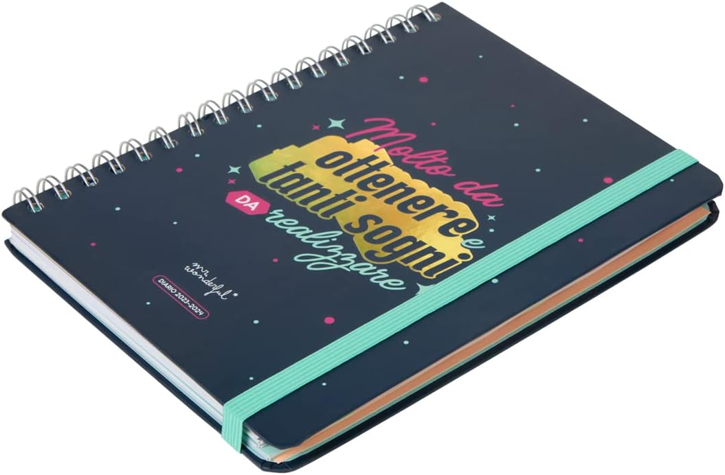 Mr.Wonderful Wonder School Diary 2023-2024 Weekly - Lots to achieve and lots of dreams to fulfill