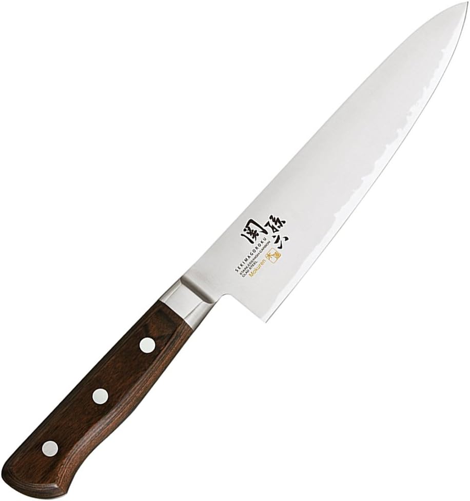 Kai KAI AE5157 Gyuto Knife Seki Magoroku Kiren, 7.1 inches (180 mm), Made in Japan, Black