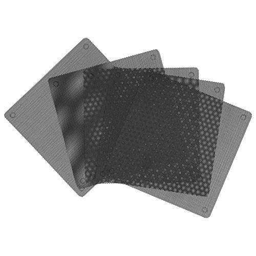 Adium 5pcs 12cm PC Fan Dust Filter, Computer Fan Dustproof PVC Cover with Flexible Corrosion Resistant, Wonderful Accessory, Dust Mesh for PC Computer