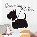 Produktbild Wandaufkleber Pudel Vinyl Sch & Ouml; Nheitssalon Tierhandlung Kunst Wanddekoration Abnehmbare Applique Pudel Dekoration Dekoration 65 Cm * 58 Cm