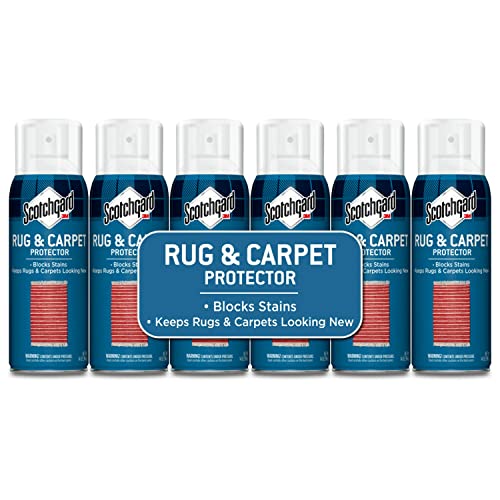 Scotchgard Rug & Carpet Protector, Carpet & Rug Protector Blocks Stains During Spring And Summer Gatherings, Fabric Protector Makes Cleanup Of Stains From Muddy Footprints Easier, 14 Oz(Pack Of 6) #TOP28