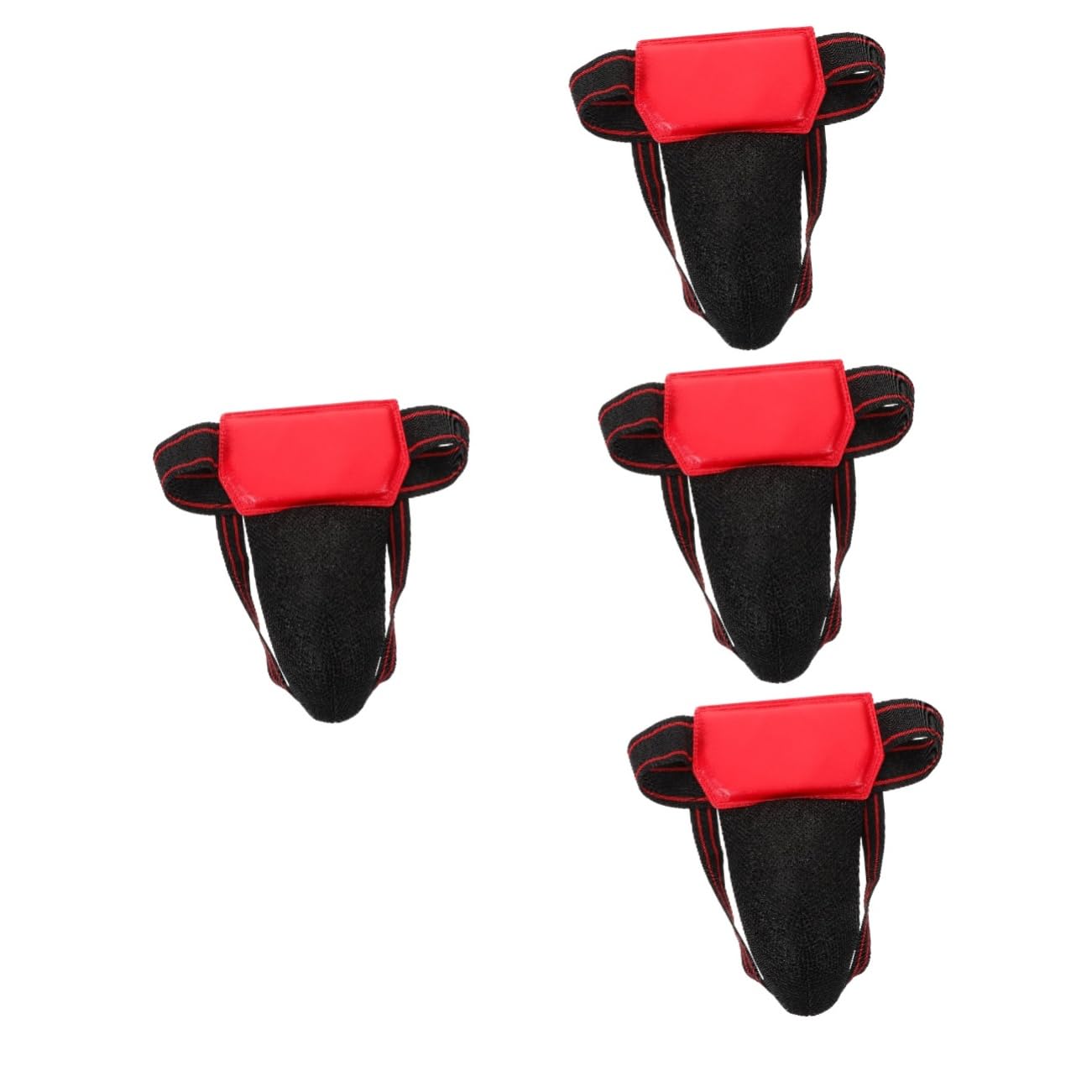 balacoo 4pcs Wearable Crotch Guard Mesh Groin Protector for Boxing Boys and Girls Groin Guards Washable Sports Protector Comfortable Breathable