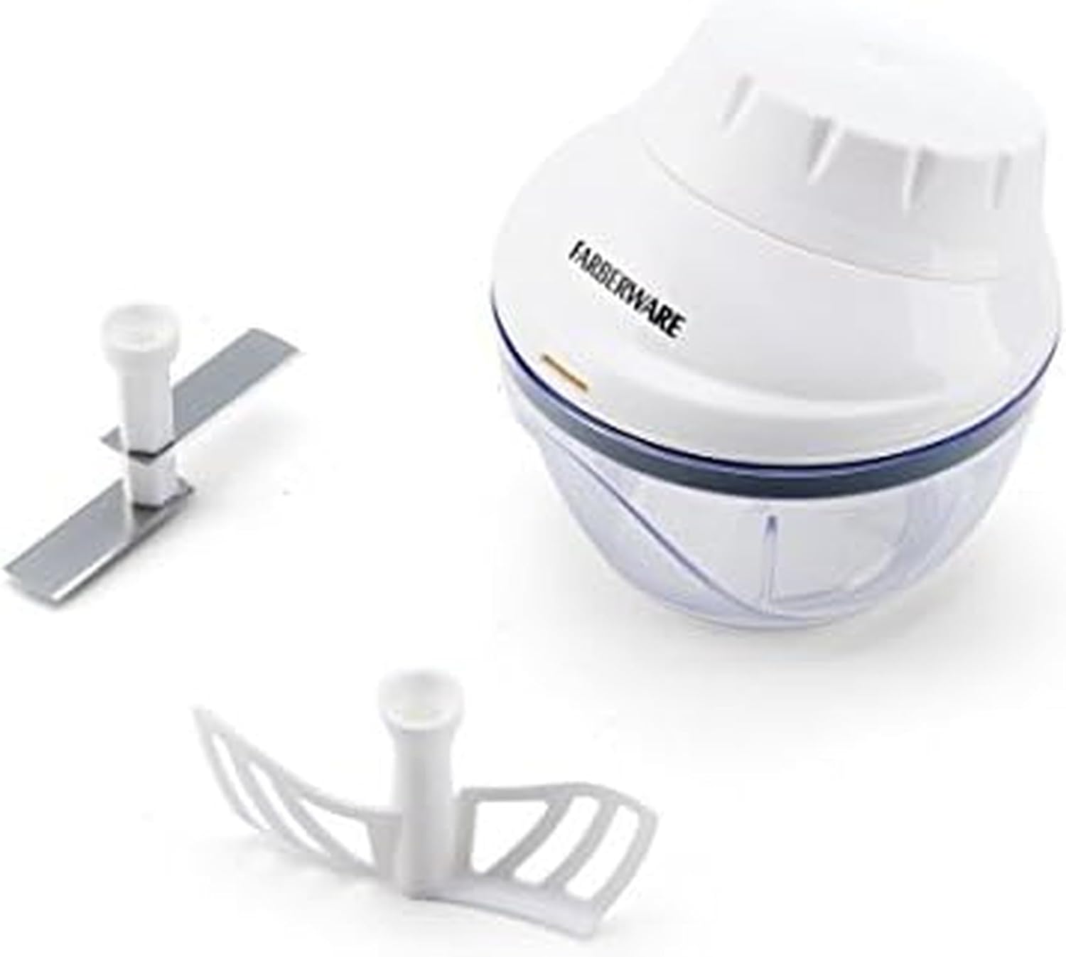Farberware 5160266 Professional Compact Food Chopper with Beater Attachment, White