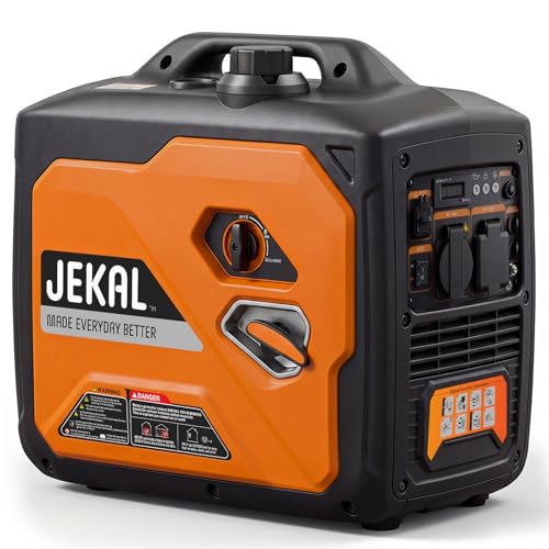 ComJoy 2800W Peak Portable Inverter Generator, Super Quiet Gas Powered Small Outdoor Generator with 30A Outlet & ECO Mode, Low THD Clean Power for RV Camping, Home Backup & Emergencies, EPA Compliant
