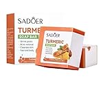 Earthly® Natural Turmeric Soap – Organic, Handmade, Skin Brightening, Anti-Aging Brightening, Acne Removal Soap Organic Turmeric, Shea Butter & Essential Oils-100g