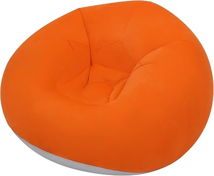 6PCS Bean Bag Chairs, Inflatable Couch Lazy Sofa Folding Portable Inflatable Chairs with Air Pump Blow Up Couch Bean Bag Sofa for Camping Movie Night Reading Living Room 330LBS Load Capacity