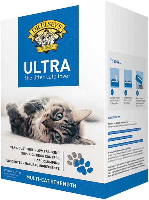 Precious Cat Ultra Premium Cat Litter, 20-Pound