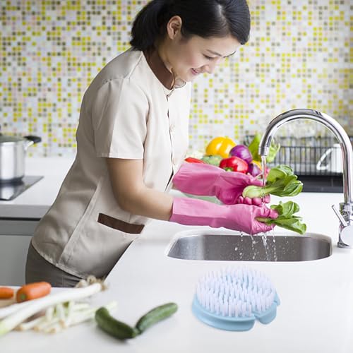 Cepillo para ollas y verduras en pack de 3 para cocina diaria 7
