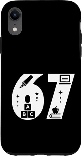 67 Days of School Back to School Learning Number Design Case for iPhone XR