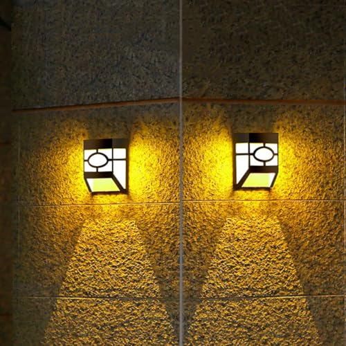 Lámparas solares LED de pared IP65 para iluminar zonas oscuras exteriores sin cables 6