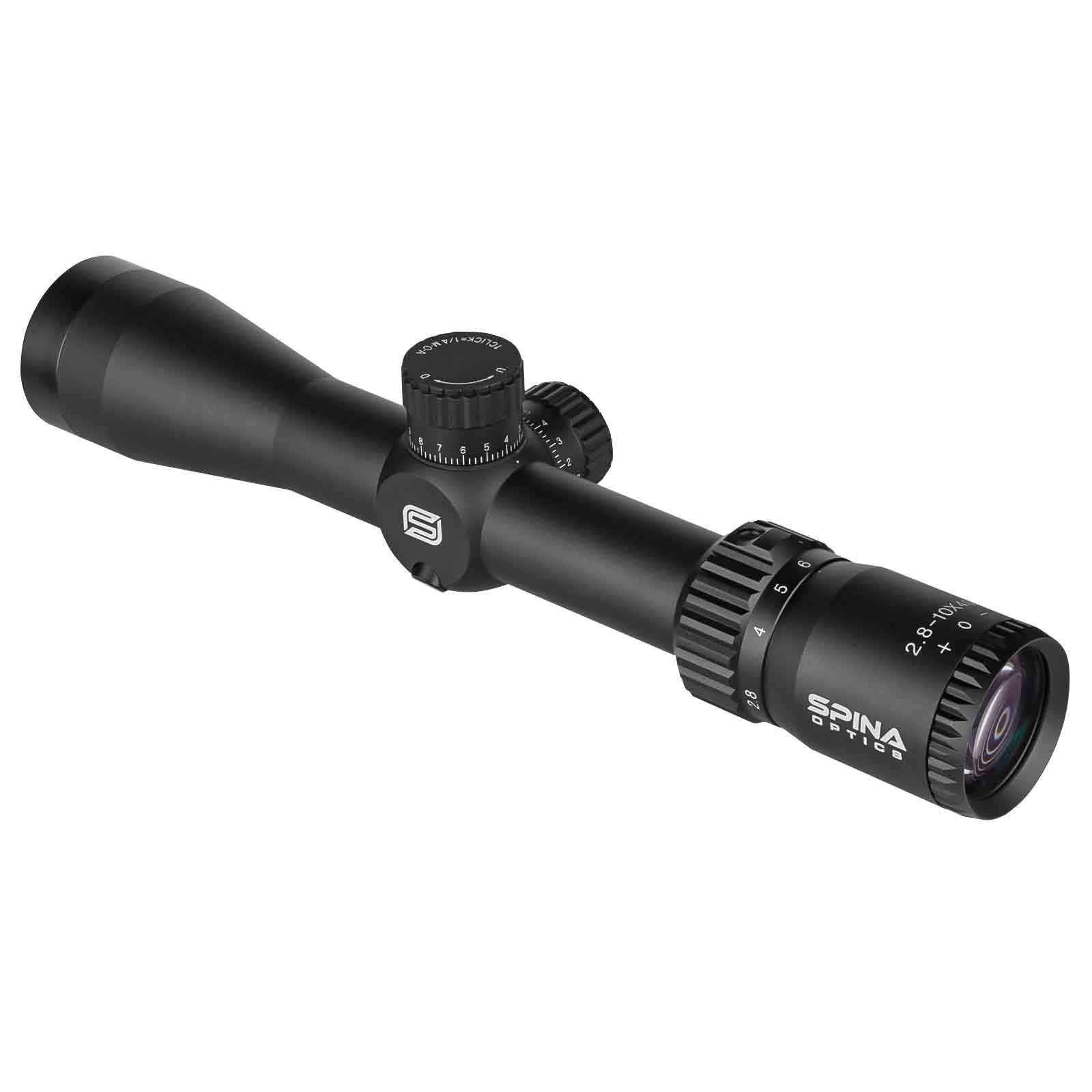 Spina Optics BT 2.8-10x40 Lunette de visée de Fusil de Chasse mil Dot 30mm Tube