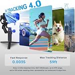 FeiyuTech SCORP Mini 3 Pro Caméra Gimbal avec AI Tracker,Poignée distante amovible tout en un stabilisateur de caméra,pour Sony/Canon/Nikon/Gopro11/DJI Décision 5 pour/iPhone 16,Charge utile 4.4lbs,Contrôle Bluetooth