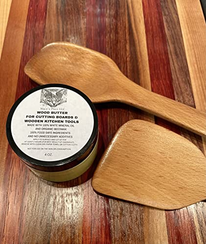 Wood Butter Cutting Board Wax Conditioner For Butcher Block And Wooden Kitchen Tools 4 Oz. Macy;S Place Food Grade Protective Mineral Oil And Beeswax For Wooden Cutting Boards, Surfaces, And Tools. #TOP3