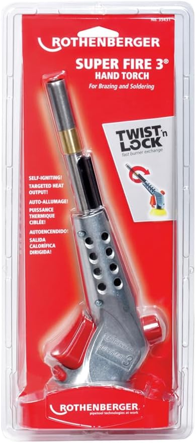 Rothenberger Superfire 3 torch in its retail packaging