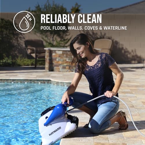 Image of Hayward W3RC9950CUB In-Ground TigerShark Robotic Pool Cleaner for up in-ground Pools to 20 x 40 ft. (Automatic Pool Vacuum)
