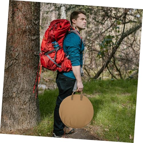 GRIRIW Cast Iron Skillet Bag for Outdoor Bbq Compact Camping Cookware Storage Frying Pan and Pot Organizer - Image 5