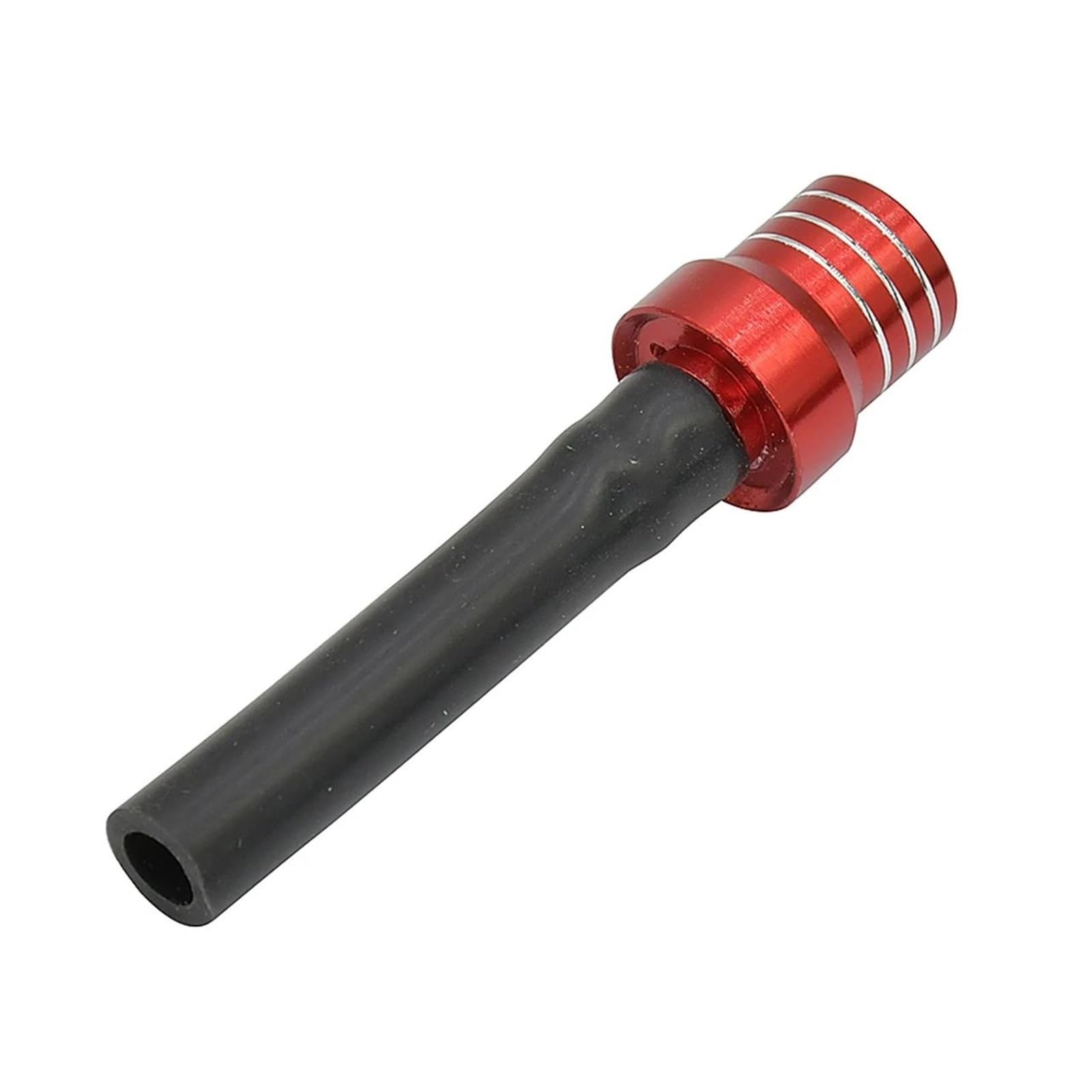 Universal Motorcycle G&AS Fuel Cap Valve Vent Breather Hose Tube for YAM&AHA Motocross ATV Quad Dirt Pit Bike(Black Red)