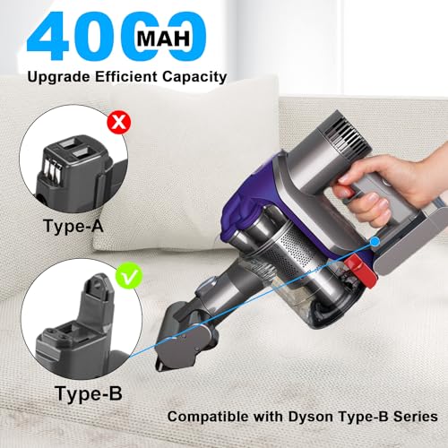 Batterie Dyson DC34 DC45 Type B pour réparer l'aspiration faible